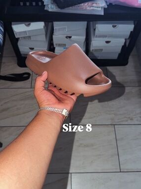 Yeezy Slide Sandals in Brown